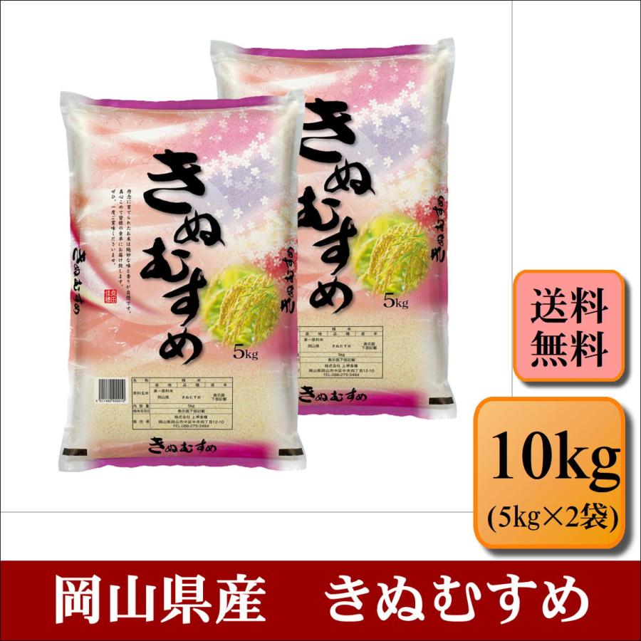 お米 令和6年産 岡山県産 きぬむすめ 10kg(5kg×2袋) 米 おこめ お米 令和6年産 岡山県産 きぬむすめ 10kg(5kg×2袋) 米 おこめ