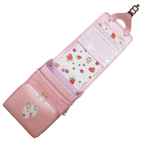 ハッカ キッズ ランドセル 2027年度 hakka kids チェリーストロベリー 0113-7405 キューブ型(wide) 12cmマチ ウイング背カン 百貨店モデル 日本製 女の子_13