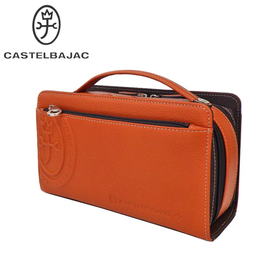 CASTELBAJAC（カステルバジャック） マーチ 牛革 Wファスナーメンズ