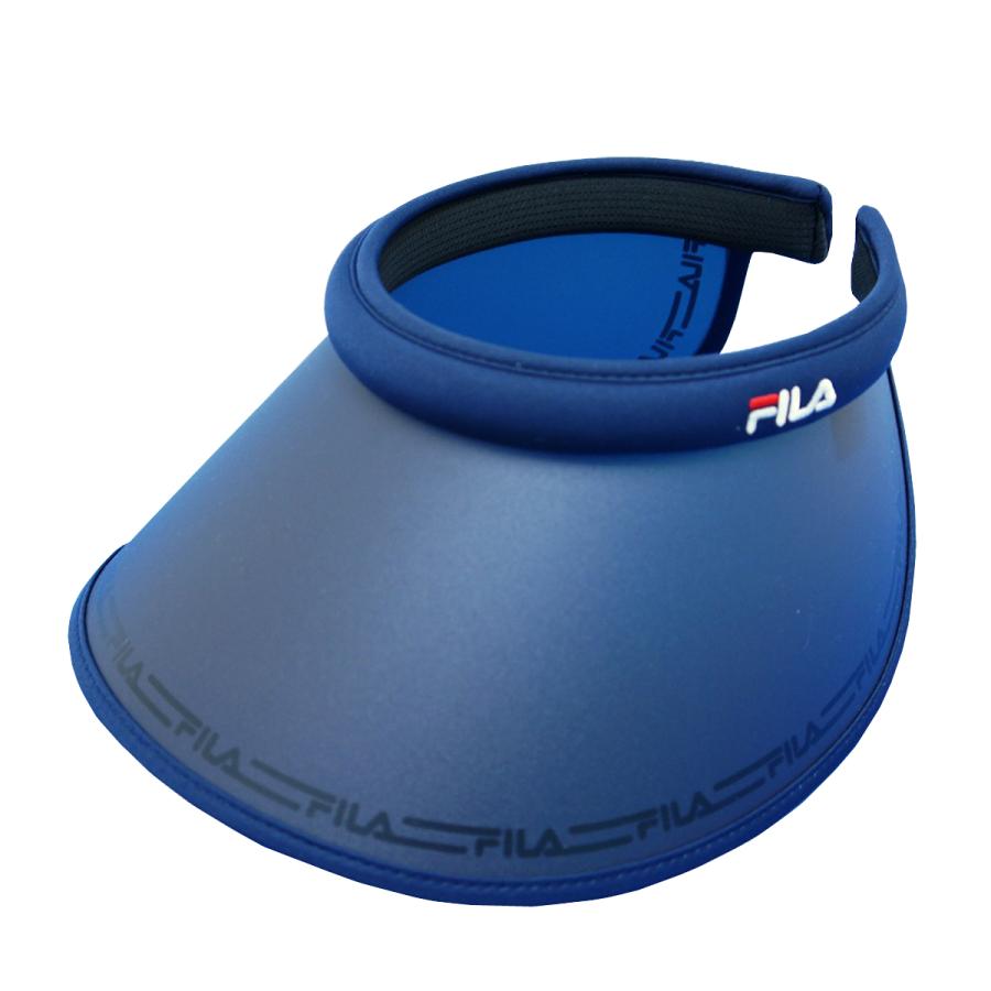 春 夏 帽子 FILA 期間限定特価品 フィラ 一番人気物 サンバイザー バイザー 112-313202 プリント クリップバイザー