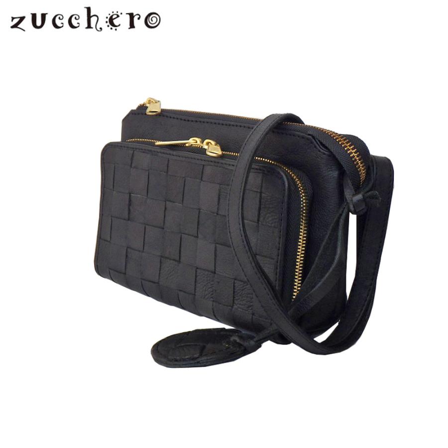 【新品】zucchero filato メッシュお財布ショルダー zucchero filato（ズッケロ フィラート） お財布ショルダー 本革