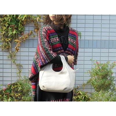 Arukan（アルカン） アンテ レディース 牛革 二本手提げ ハンドバッグ 