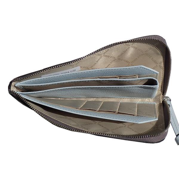 PELLE BORSA グレー 長財布　L字ファスナーコンパクト 7204 PELLE BORSA（ペレボルサ） PELLE BORSA Very Goods ベリーグッズ L字