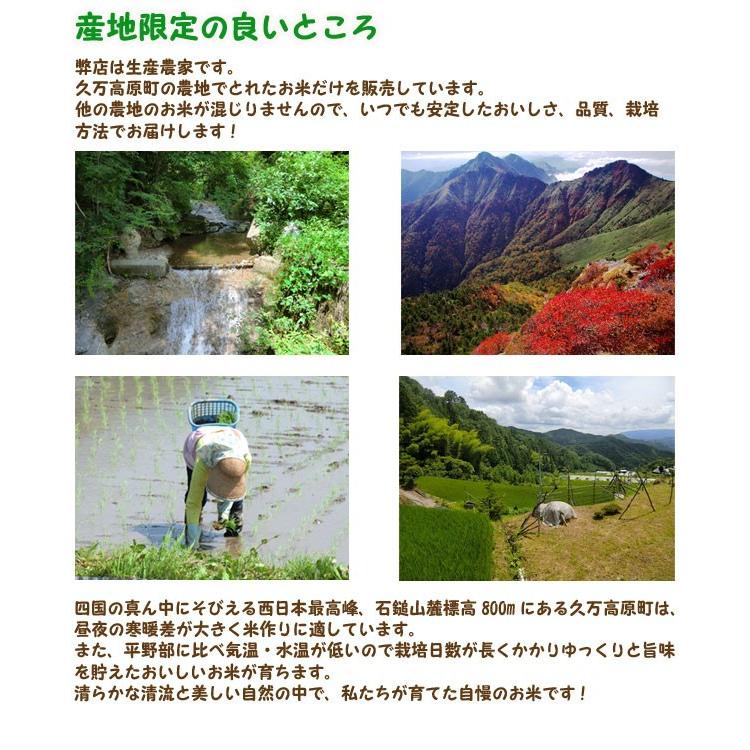 あきたこまち 玄米10kg/白米9kg 2023年産 石鎚山麓 久万高原 清流米 減農薬 特別栽培米 高原清流が育んだお米 百姓直送 送料無料｜uwakai-s｜06