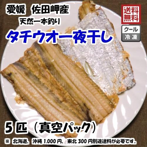 愛媛 佐田岬産 【 タチウオ（一夜干し） 】下処理済冷凍真空パック 5枚 宇和海の幸問屋 送料無料 : 宇和海の幸問屋 - 通販 - Yahoo!ショッピング