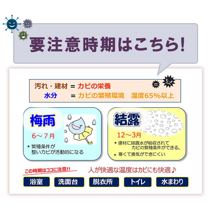 カビ取り剤 カビトルデスPRO 300g 大容量 強力 ジェル状 低刺激 防カビ カビ 防止 風呂 タイル 掃除 UYEKI(ウエキ)公式 爆買 | UYEKI | 09
