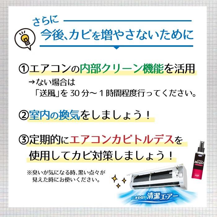 エアコンカビ取りスプレー エアコンカビトルデス 100ml 防カビ 消臭 除菌 フィルター 洗浄 掃除 UYEKI(ウエキ)公式｜uyeki｜11