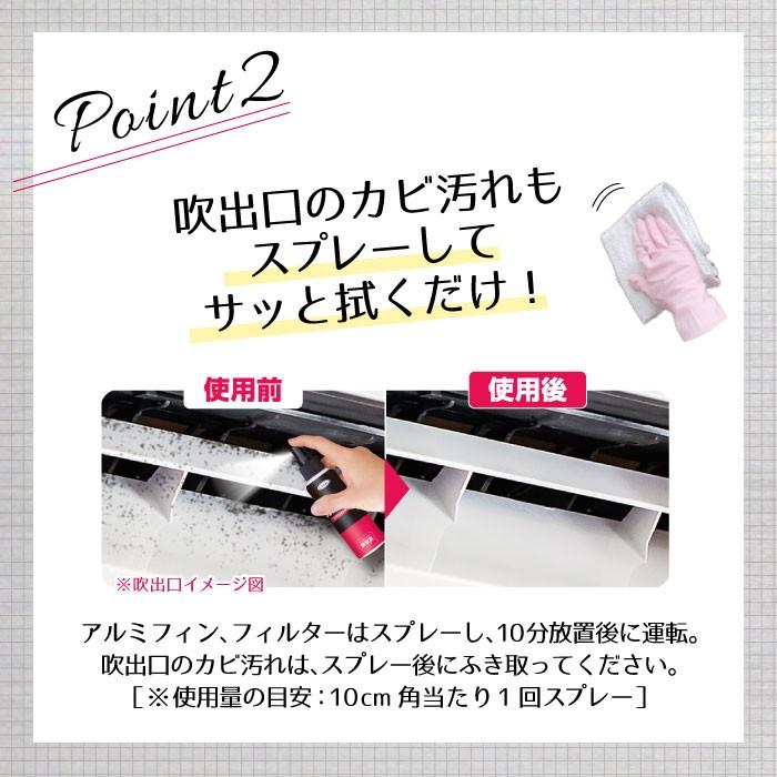 エアコンカビ取りスプレー エアコンカビトルデス 100ml 防カビ 消臭 除菌 フィルター 洗浄 掃除 UYEKI(ウエキ)公式｜uyeki｜07