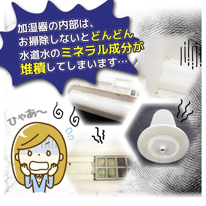 加湿器のお掃除タイム 粉末タイプ 30g×3袋入り お得な2箱セット 加湿器