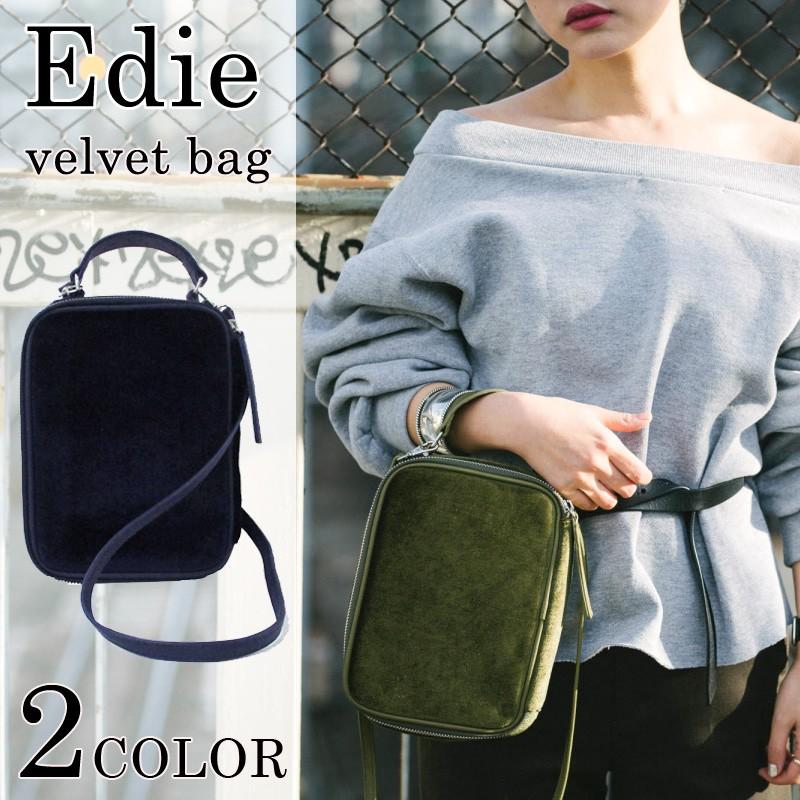 ショルダーバッグ ETD バニティ ミニバッグ ベルベット velvets vanity square bag インスタ ボックスバッグ