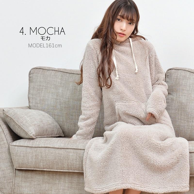 レディース ルームウェア ワンピース 可愛い マキシ あったか 冬 羽織 もこもこ パジャマ 部屋着 冷え対策 エコ 大きいサイズ ボア マタニティ 9112 バッグ おしゃれ雑貨のuyunii 通販 Yahoo ショッピング
