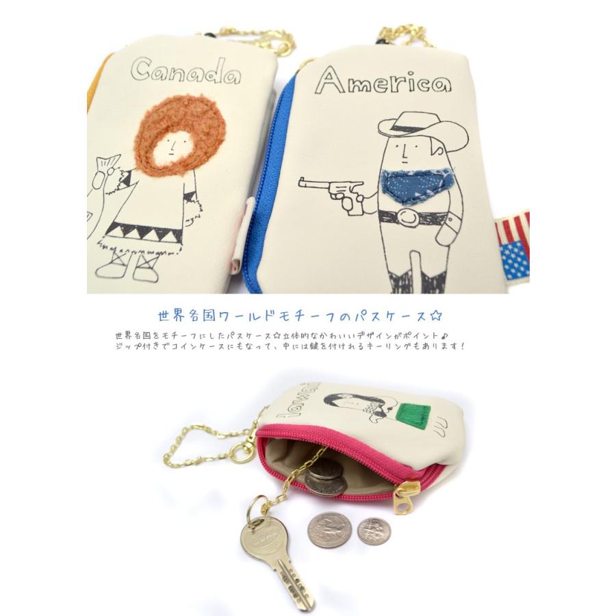 メール便限定 パスケース ワールドピープル 定期入れ 国旗 国 アメリカ イギリス カードケース コードリール のびる かわいい 通学 高校生 大学生 通勤 人気 D025 バッグ おしゃれ雑貨のuyunii 通販 Yahoo ショッピング