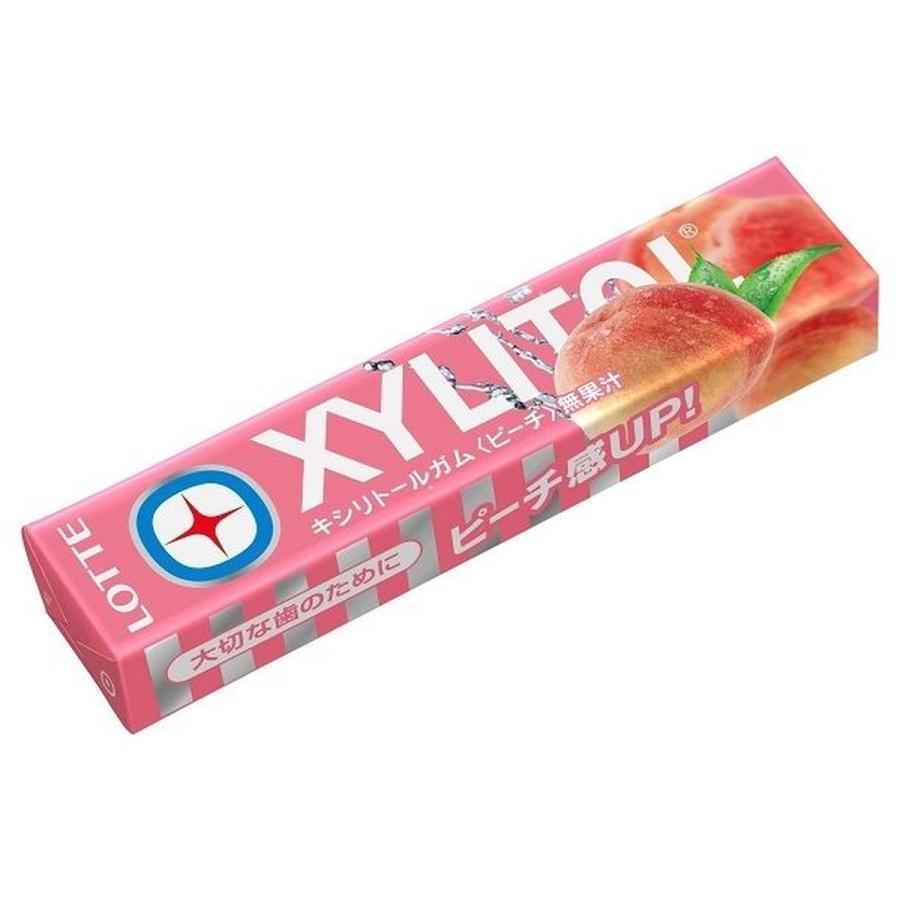 ロッテ キシリトールガム ピーチ 14粒×20個セット/ガム 桃 : Vドラッグヤフー店 - 通販 - Yahoo!ショッピング