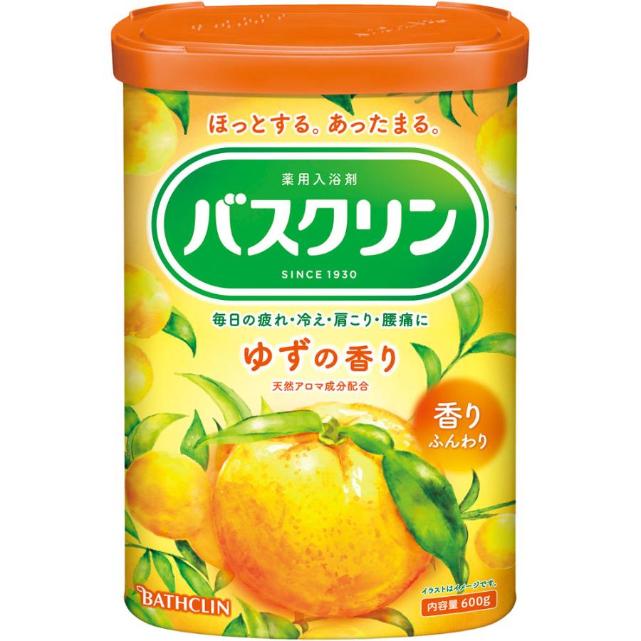 バスクリン（BATHCLIN） ゆずの香り 600g /バスクリン 入浴剤 : V