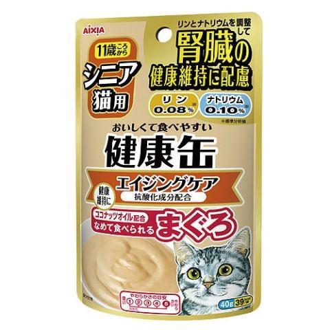 シニア猫用健康缶パウチエイジングケア40ｇ/ キャットフード ウエット パウチ｜v-drug