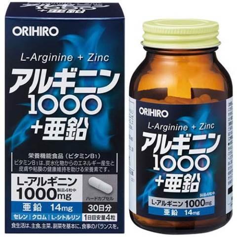 ORIHIRO（オリヒロ） アルギニン1000＋亜鉛 120粒/オリヒロ