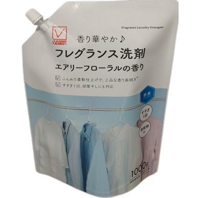 Vチェック フレグランス洗剤 エアリーフローラル 1000g/洗濯洗剤