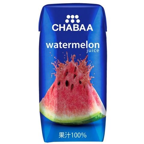 ｃｈａｂａａ １００ ジュース ウォーターメロン １８０ｍｌ 6個セット スイカジュース Vドラッグpaypayモール店 通販 Paypayモール