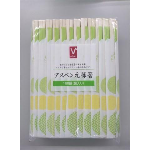 Vセレクト アスペン元禄箸 100膳 /割り箸 (毎) : Vドラッグヤフー