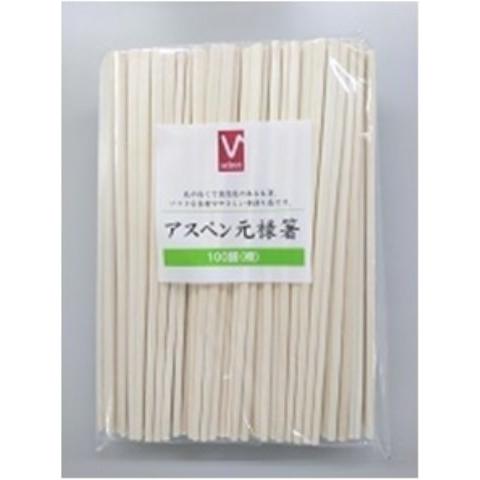 Vセレクト アスペン元禄箸 100膳 裸 /割り箸 (毎) : V Vセレクト アスペン元禄箸 100膳 裸 /割り箸 (毎) : V