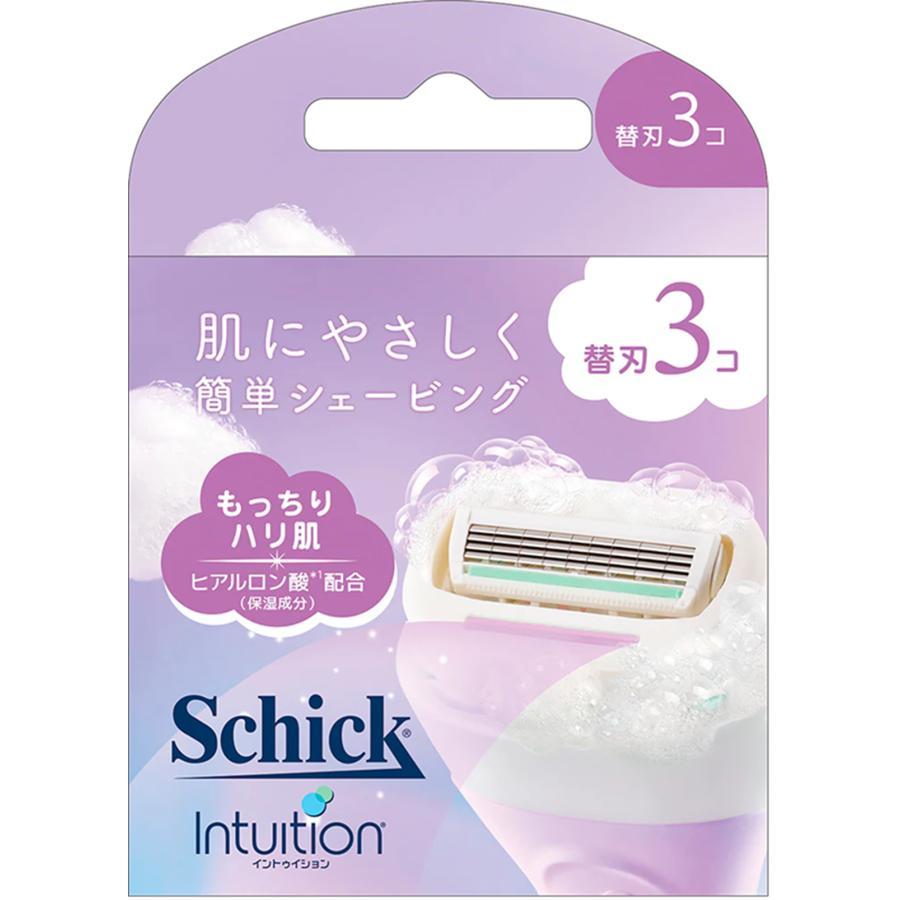 シック イントゥイション もっちり肌 替刃 3個入/女性 カミソリ : V