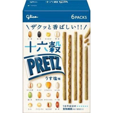 グリコ（glico） 十六穀プリッツ うす塩味6袋 60gx5個セット