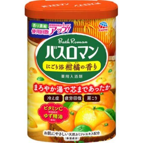 バスロマン にごり浴 柑橘の香り ６００ｇ /バスロマン 入浴剤｜v-drug