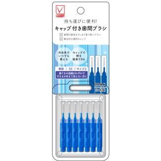Vチェック キャップ付き歯間ブラシ SS 20本入/歯間 オーラル : V