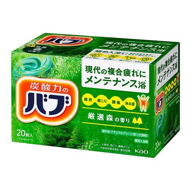 花王 バブ 森の香り20錠/ 入浴剤 : Vドラッグヤフー店 - 通販 - Yahoo
