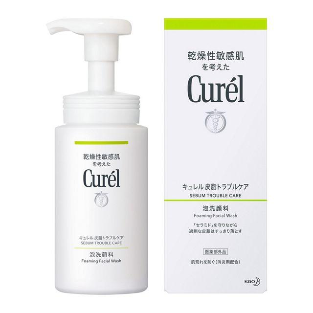 Curel 花王 キュレル 皮脂トラブルケア 泡洗顔料 150ml/ 泡洗顔 : V