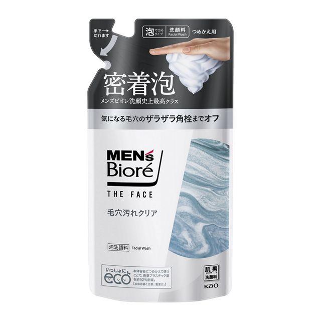 メンズビオレ ザフェイス 毛穴汚れクリア 詰替 170ml/花王 洗顔料 男性