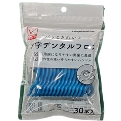 Vチェック Y字デンタルフロス 30本入/歯間 オーラル : Vドラッグ