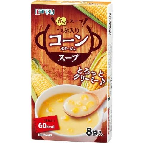 つぶ入りコーンスープ 8袋入×5個セット/ コーンスープ : V