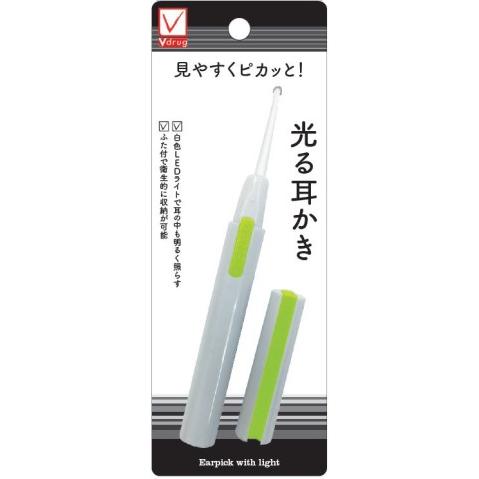 Vcheck 光る耳かき/耳 耳かき : Vドラッグヤフー店 - 通販
