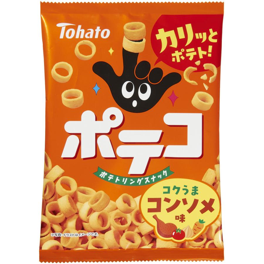 ポテコ様確認用です 東ハト ポテコ コンソメ味 60gx12個セット/スナック菓子 お菓子 : V