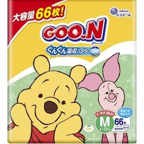 グーンぐんぐん吸収パンツMサイズ66枚/ベビー おむつ : Vドラッグ