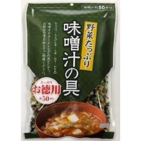 お徳用具野菜たっぷり味噌汁の具 １６０ｇ×10個セット /味噌汁の具｜v-drug