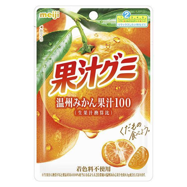 明治（meiji） 果汁グミ温州みかん 54gx10個セット/グミ 飴 : V