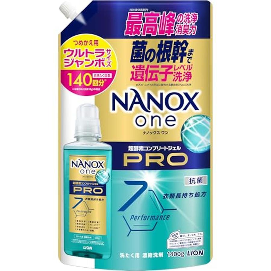 NANOX one PRO つめかえ用ウルトラジャンボ 1400g/洗濯洗剤 液体