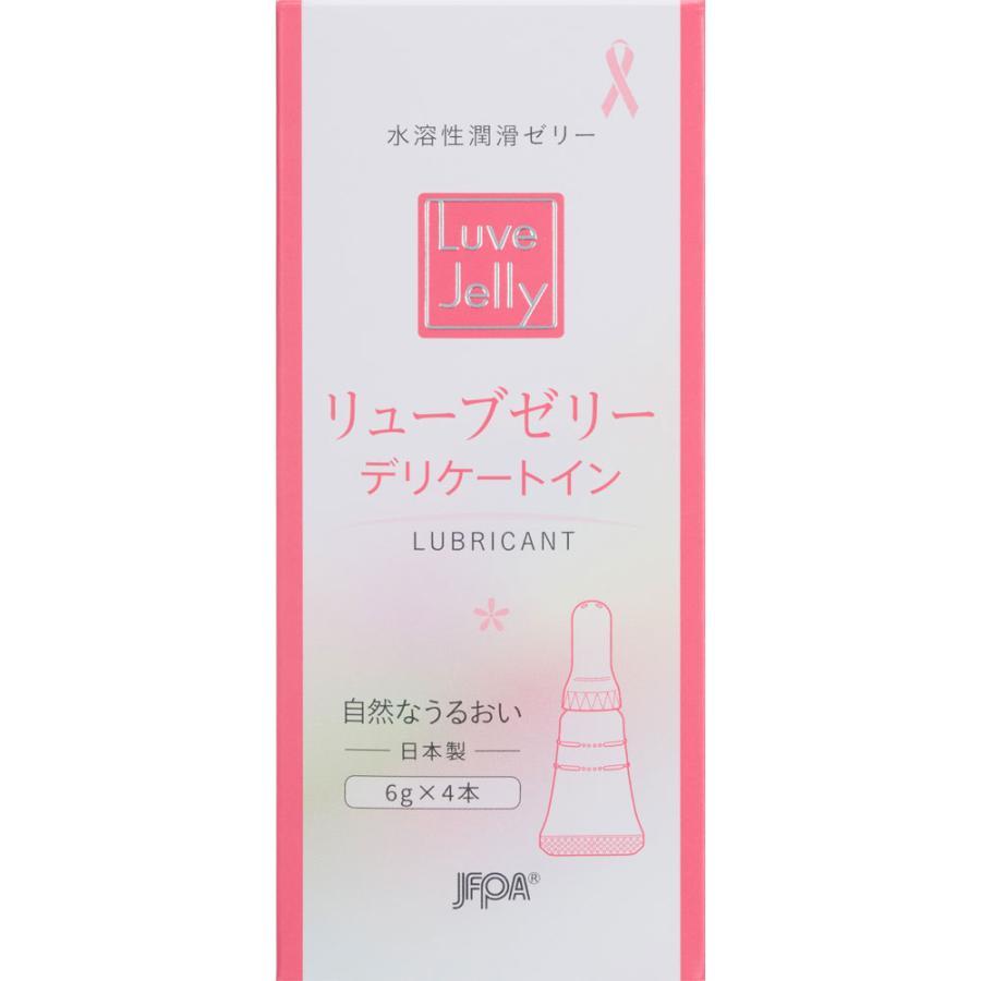 潤滑ゼリー リューブゼリー デリケートイン 6g×4本 /潤滑ゼリー : V