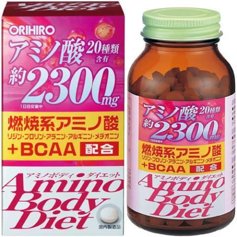 オリヒロ アミノボディ ダイエット粒 ３００粒 /アミノ酸 サプリメント｜v-drug