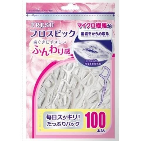 デンタルプロ フレッシュ フロスピック 100本入 /デンタルプロ 歯間