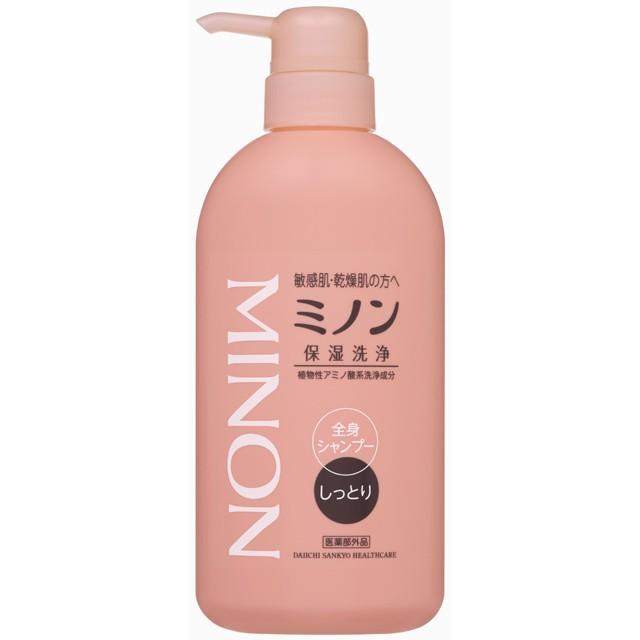 ミノン 全身シャンプー しっとりタイプ 450ml/ ボディソープ : V