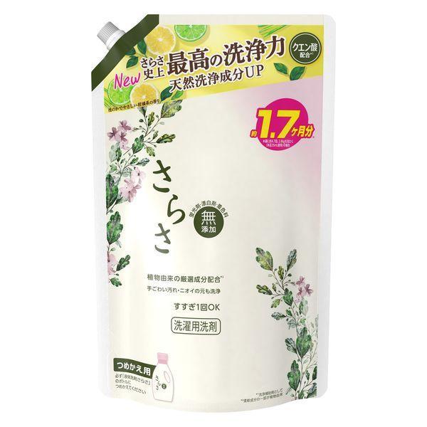 P&Gジャパン さらさ 洗剤ジェルつめかえ超ジャンボ 1260g/液体洗剤 : V