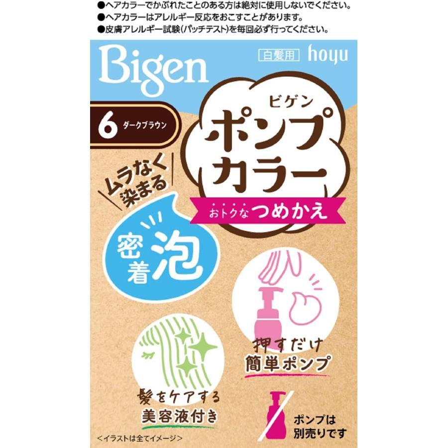 ビゲン ポンプカラー つめかえ 6 ダークブラウン