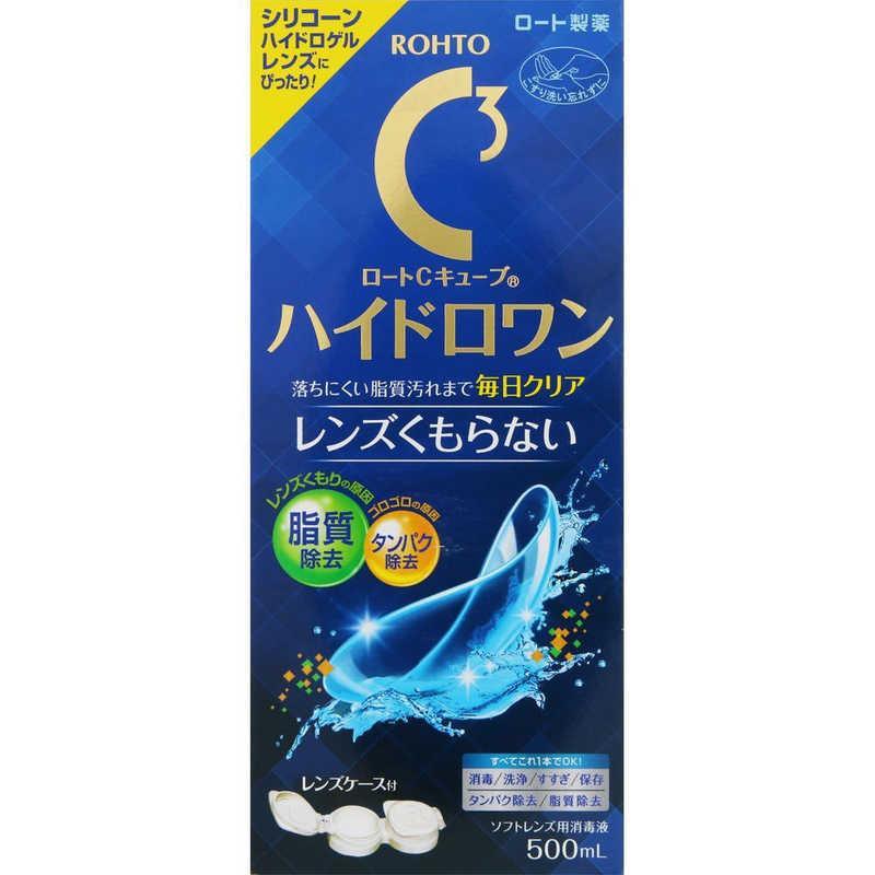 ロートCキューブ ハイドロワン 500ml/コンタクト 洗浄 : V
