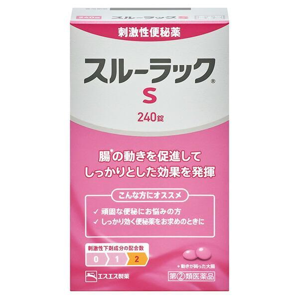 (第2類医薬品) スルーラックＳ ２４０錠 /スルーラックＳ 便秘薬｜v-drug