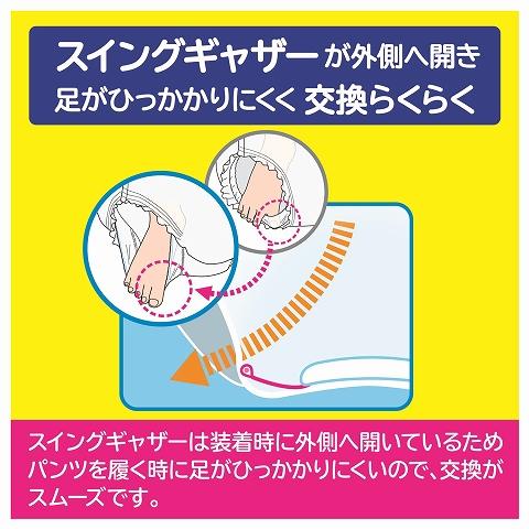 サルバ やわ楽パンツ うす型 男女共用 L−LLサイズ 2回吸収 30枚