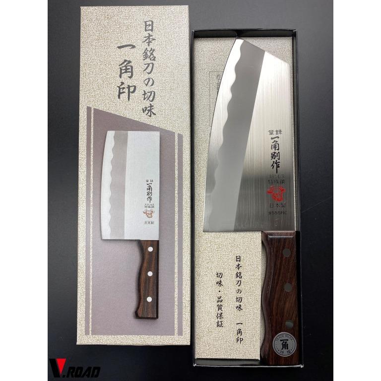 一角別作 ローズ柄 文化型中華包丁 555RC : 岐阜関刃物工房V 一角別作 ローズ柄 文化型中華包丁 555RC : 岐阜関刃物工房V