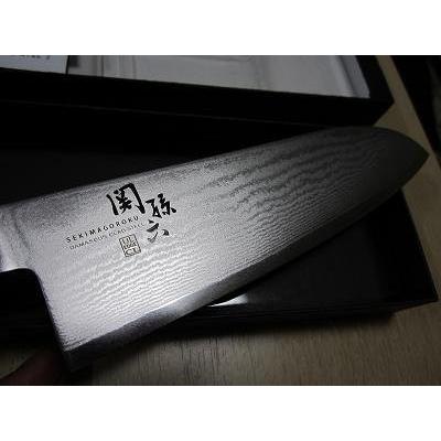 関の刃物 三徳包丁 165mm 貝印 関孫六 ダマスカス ステンレス複合材 両刃 関孫六 貝印 関孫六 ダマスカス 三徳 165mm AE-5200 : 岐阜関刃物工房V